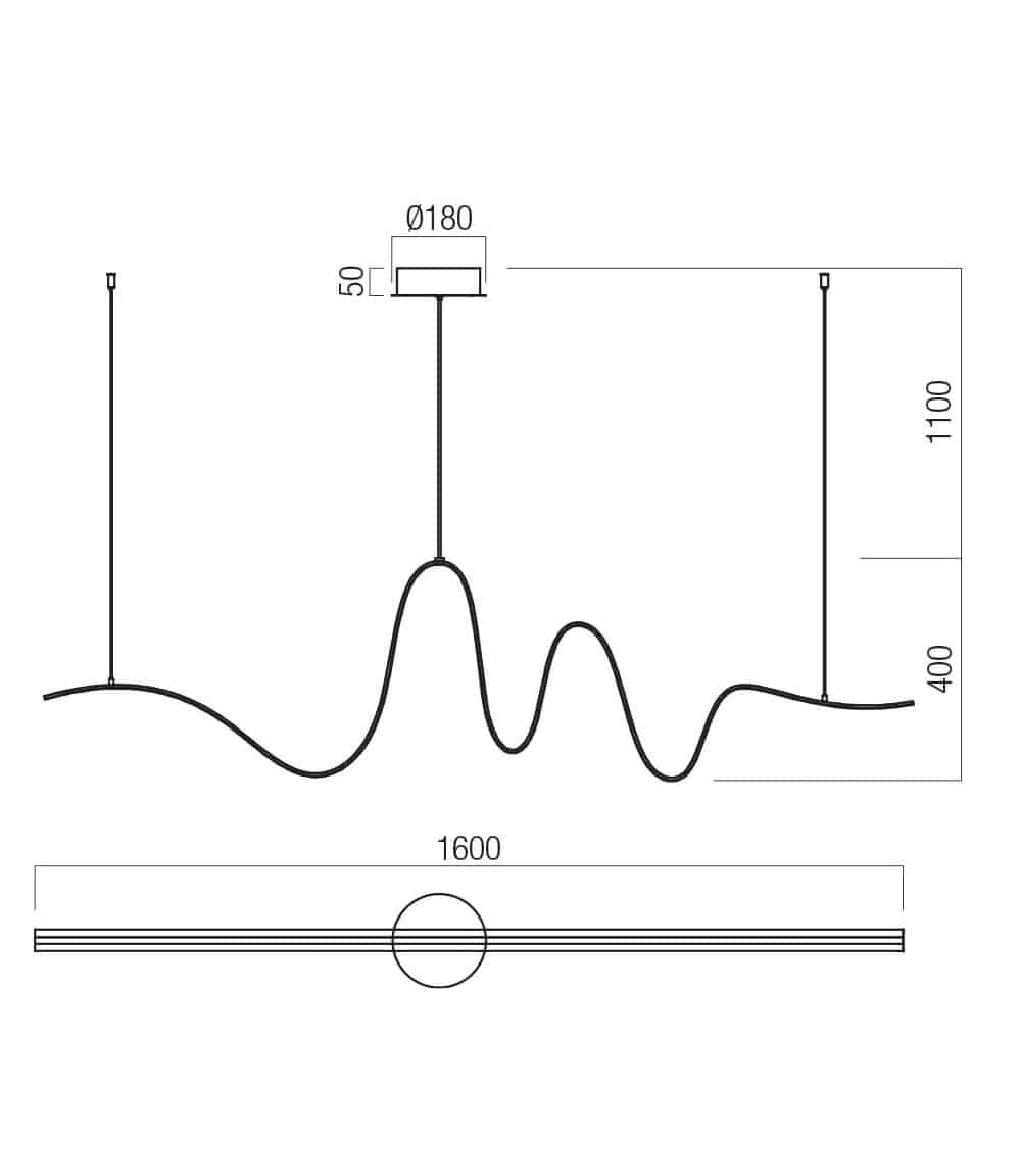 Impuls Linear - Lampada a Sospensione LED - immagine 4