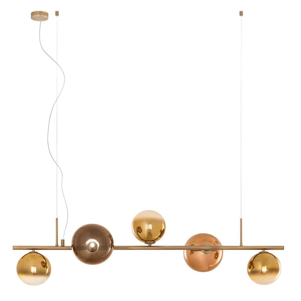 Roy-01-2779-lampada-a-sospensione-Lineare-finitura-bronzo-anticato-sfere-in-vetro-sfumato-oro-e-caffe-Prisma-Light.jpg