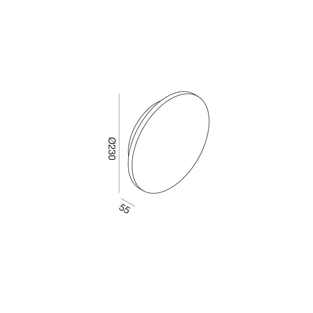 Plafoniera/Applique Outdoor GES2080 - Lampada da Parete o Soffitto per Esterni - immagine 9