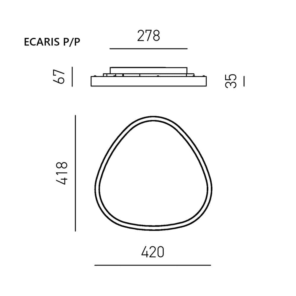 ECARIS - Lampada da Parete o Soffitto - immagine 5