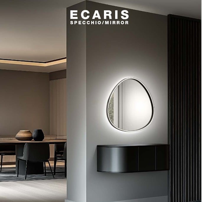 ECARIS Specchio - Lampada a Parete con specchio integrato - immagine 2