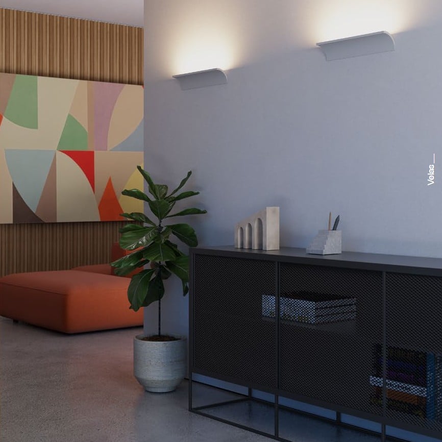 Velas Parete – Lampada da parete LED con luce indiretta e diffusa - immagine 2