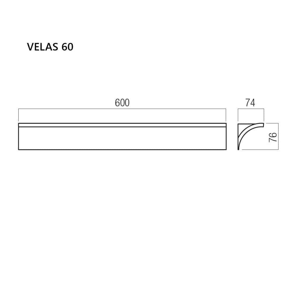 Velas Parete – Lampada da parete LED con luce indiretta e diffusa - immagine 8
