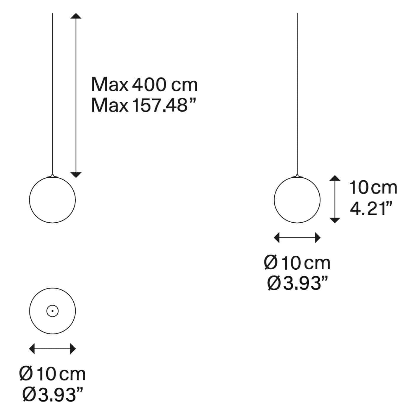 Random Solo 10 - Lampada a Sospensione Studio Italia Design - immagine 4