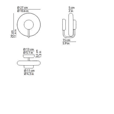 Tratto Wall - Lampada a Parete Kundalini - immagine 5