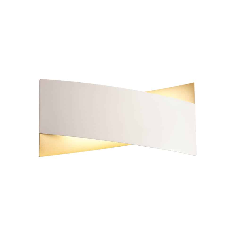 Xavier-Lampada-a-parete-Led-redogroup-01-2380-finitura-bianco-satinato-e-oro-satinato-Prisma-Light