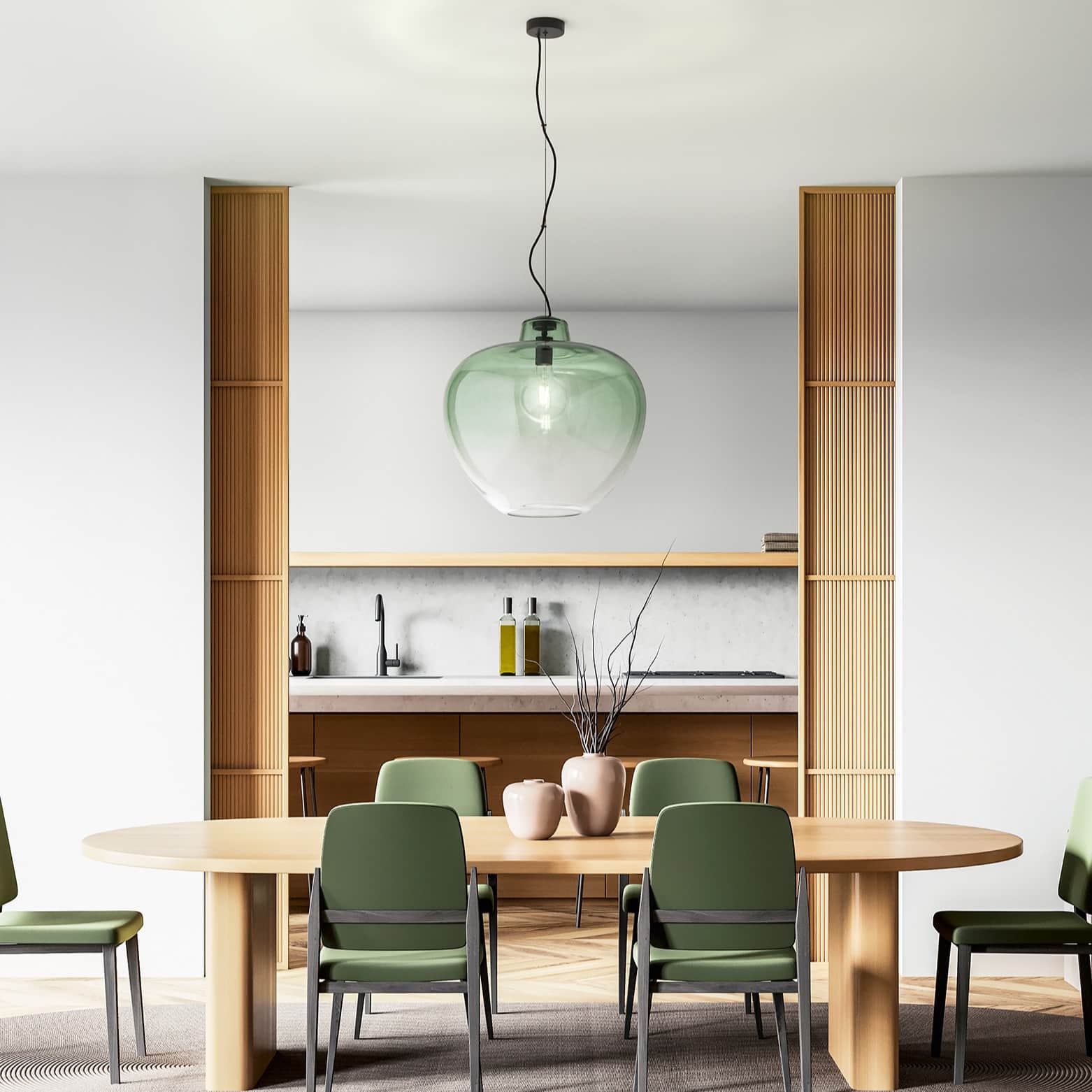 Big Bowl - Lampada a Sospensione in Vetro - immagine 2