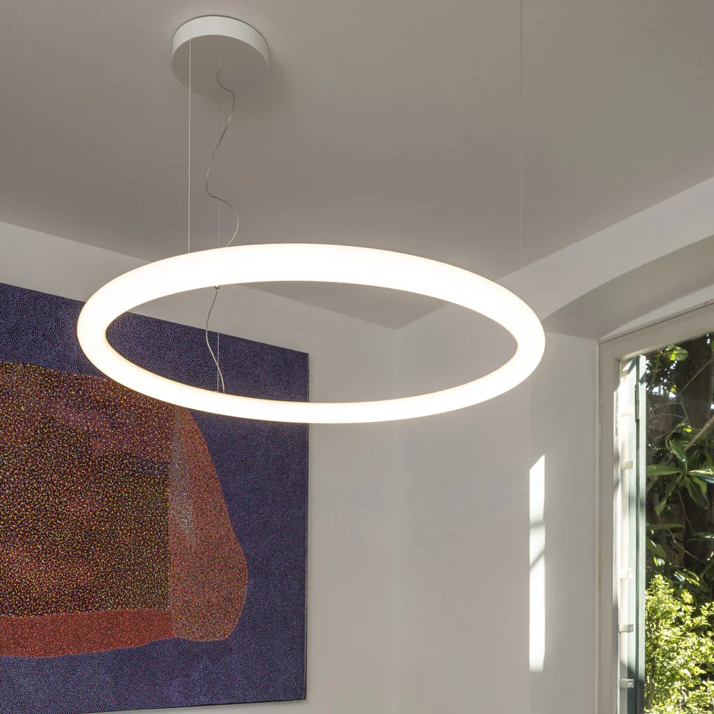 Alphabet of light circular 90 - Lampada a Sospensione in Esposizione - immagine 3