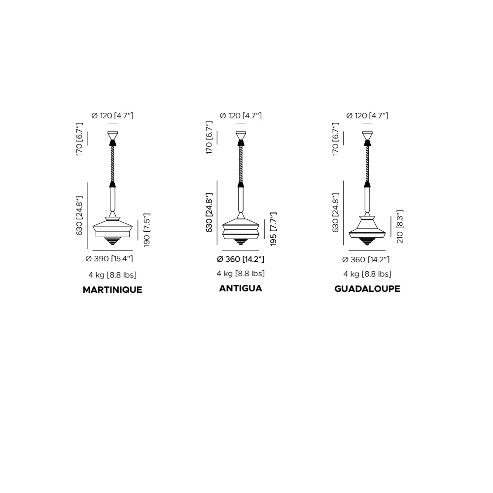 Calypso suspension outdoor - Lampada a sospensione per Esterni - immagine 7