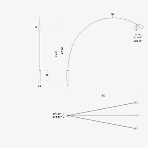 FOX Wall - Lampada da Parete Orientabile - immagine 8