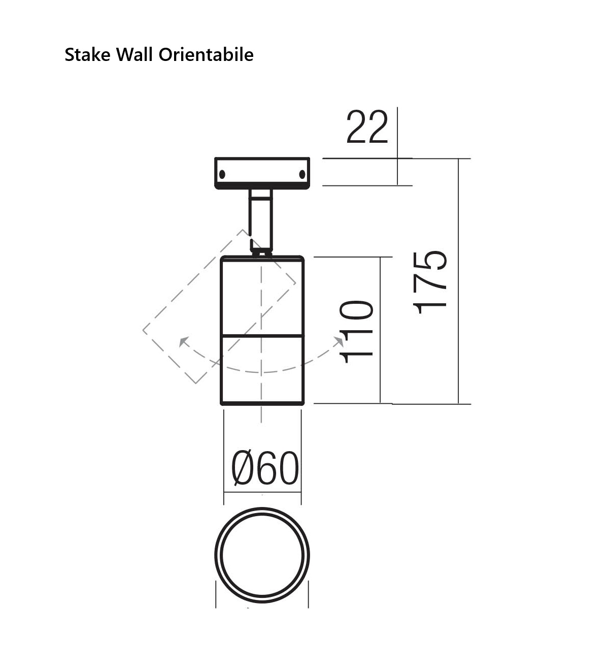 Stake Wall Outdoor - Lampada da Parete per Esterni Adatta in Zone di Mare - immagine 4