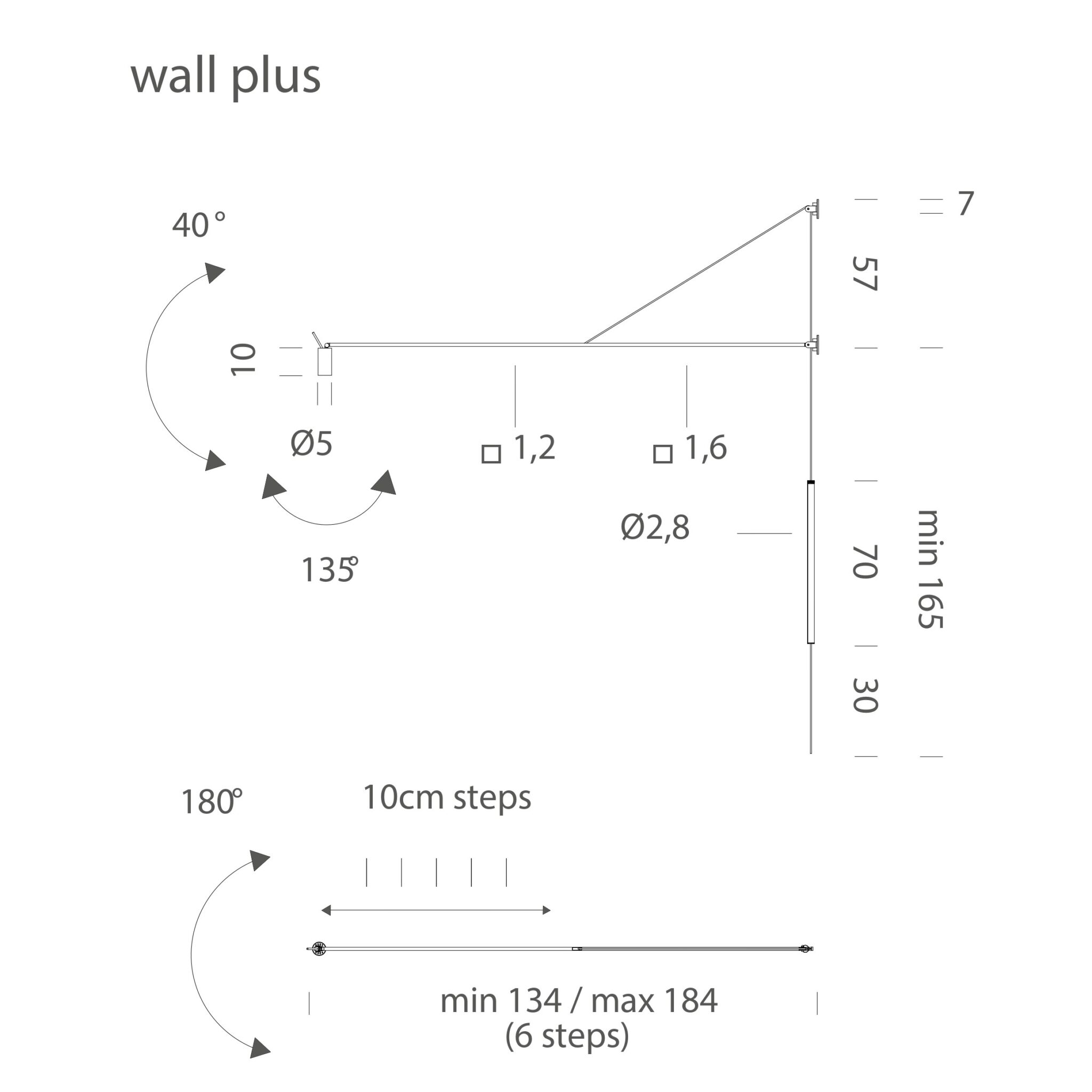 SWAN PLUS - Lampada da Parete Orientabile - immagine 8