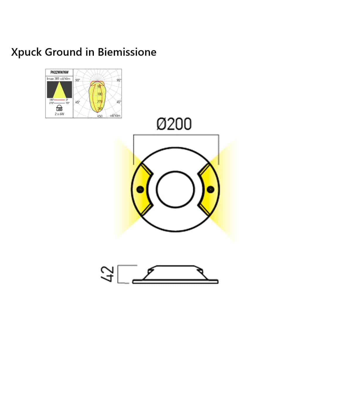 Xpuck Ground Outdoor - Segnapasso per Esterni - immagine 4