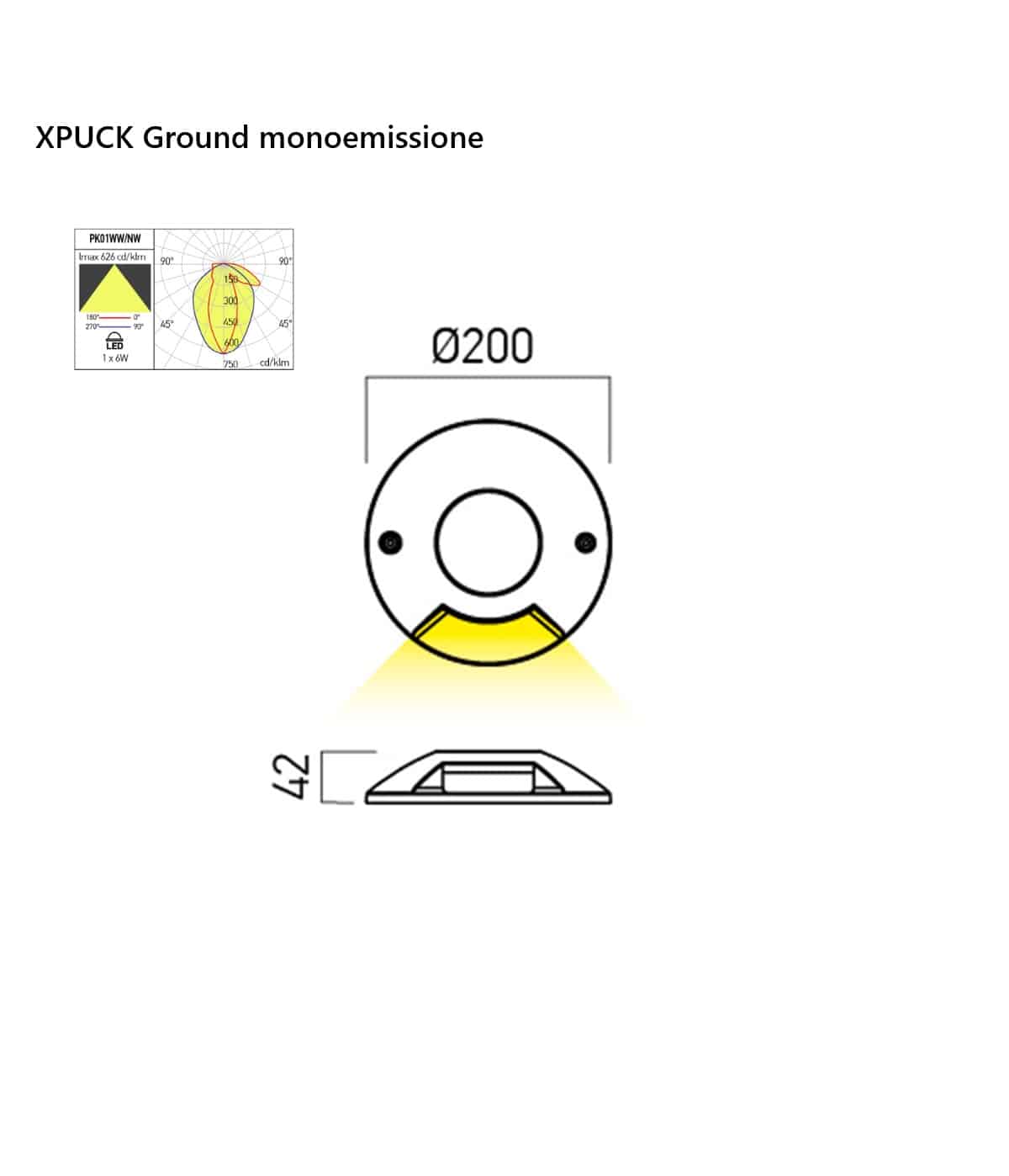 Xpuck Ground Outdoor - Segnapasso per Esterni - immagine 5