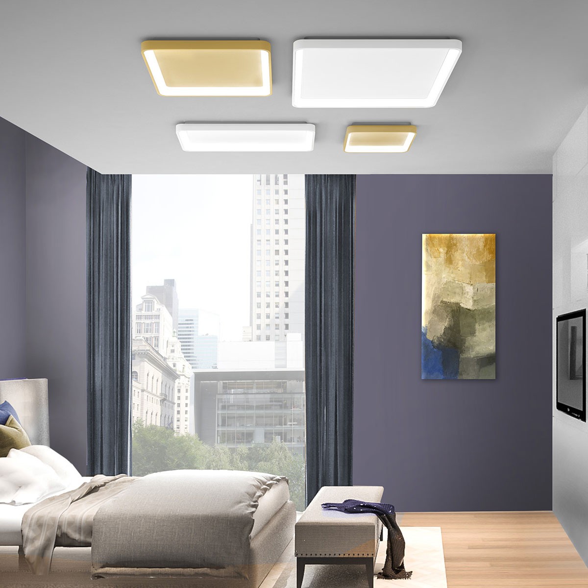 Board Q35 – Lampada da soffitto LED - immagine 2