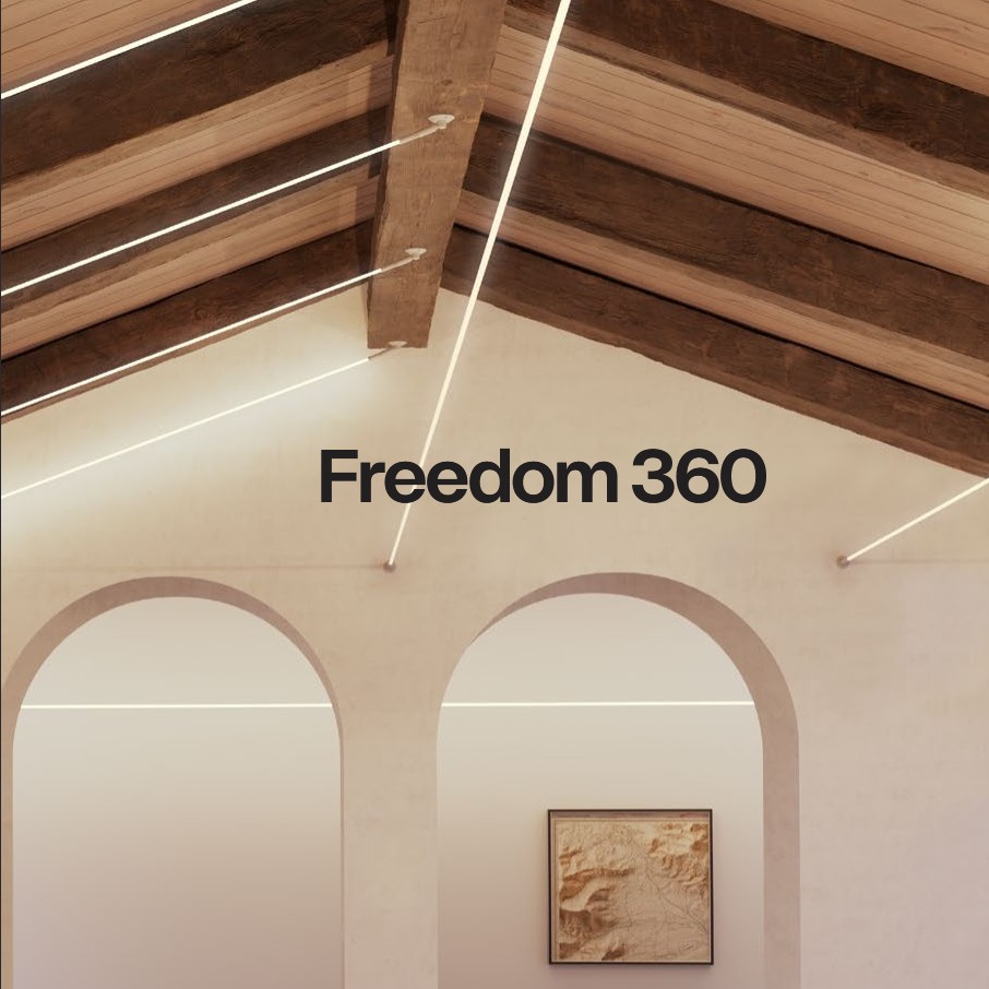Freedom 360 Linear System – Lampada da parete/soffitto LED - immagine 3