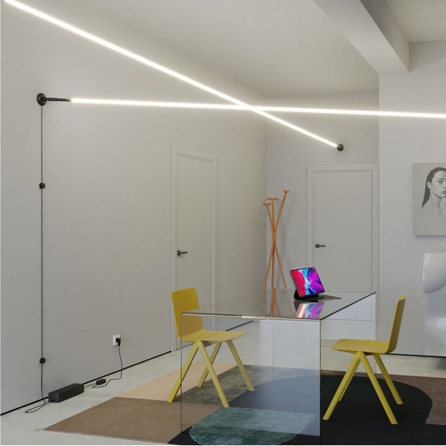 Freedom 360 Linear System – Lampada da parete/soffitto LED - immagine 4