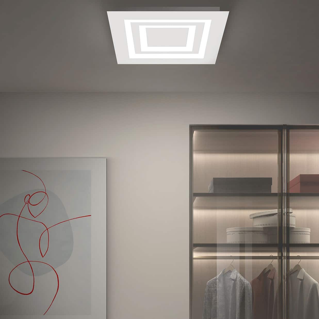 CLASS R70 – Lampada da soffitto o parete LED rettangolare - immagine 3