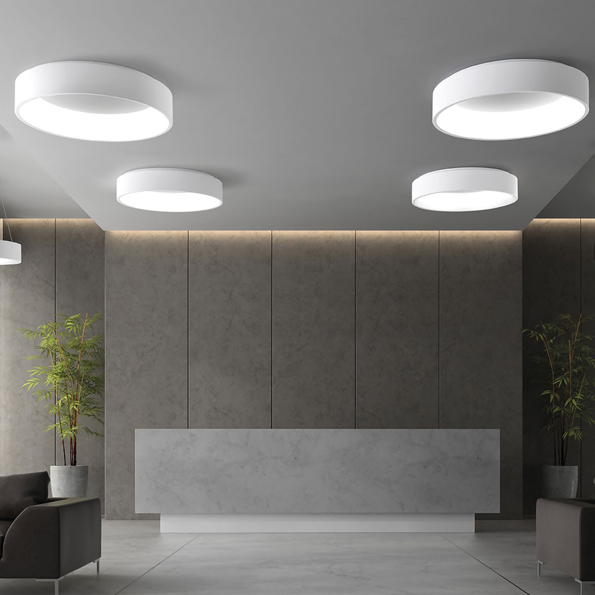 AURORA PL60 – Lampada da soffitto o parete LED - immagine 6