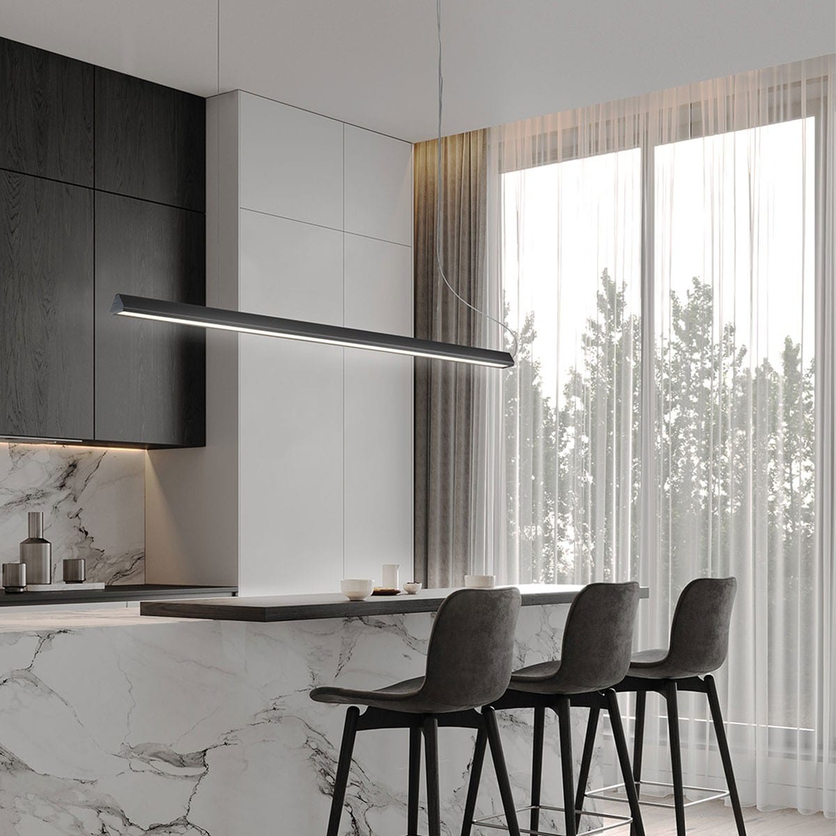 BAR S120 - Lampada a Sospensione LED Lineare - immagine 4
