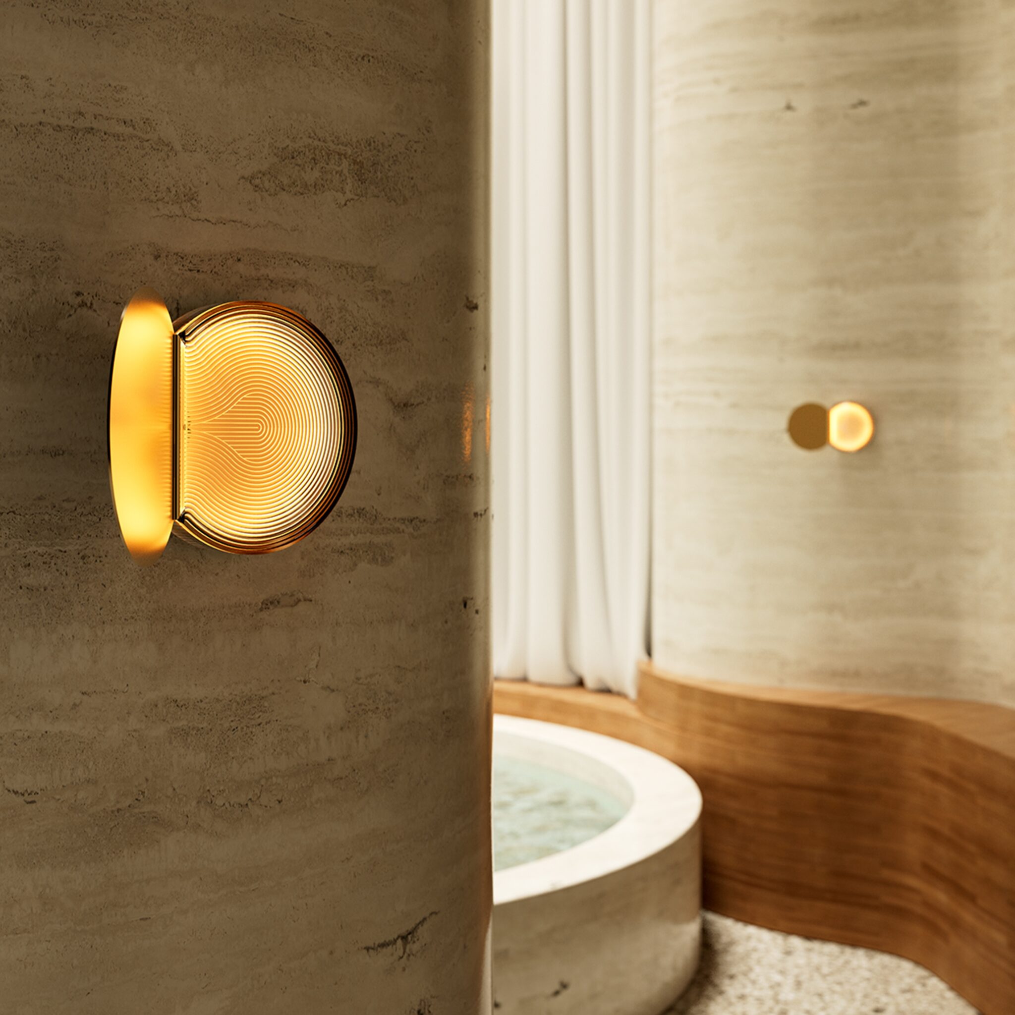 Poudrier Wall - Lampada da Parete per interni e Bagno - immagine 9