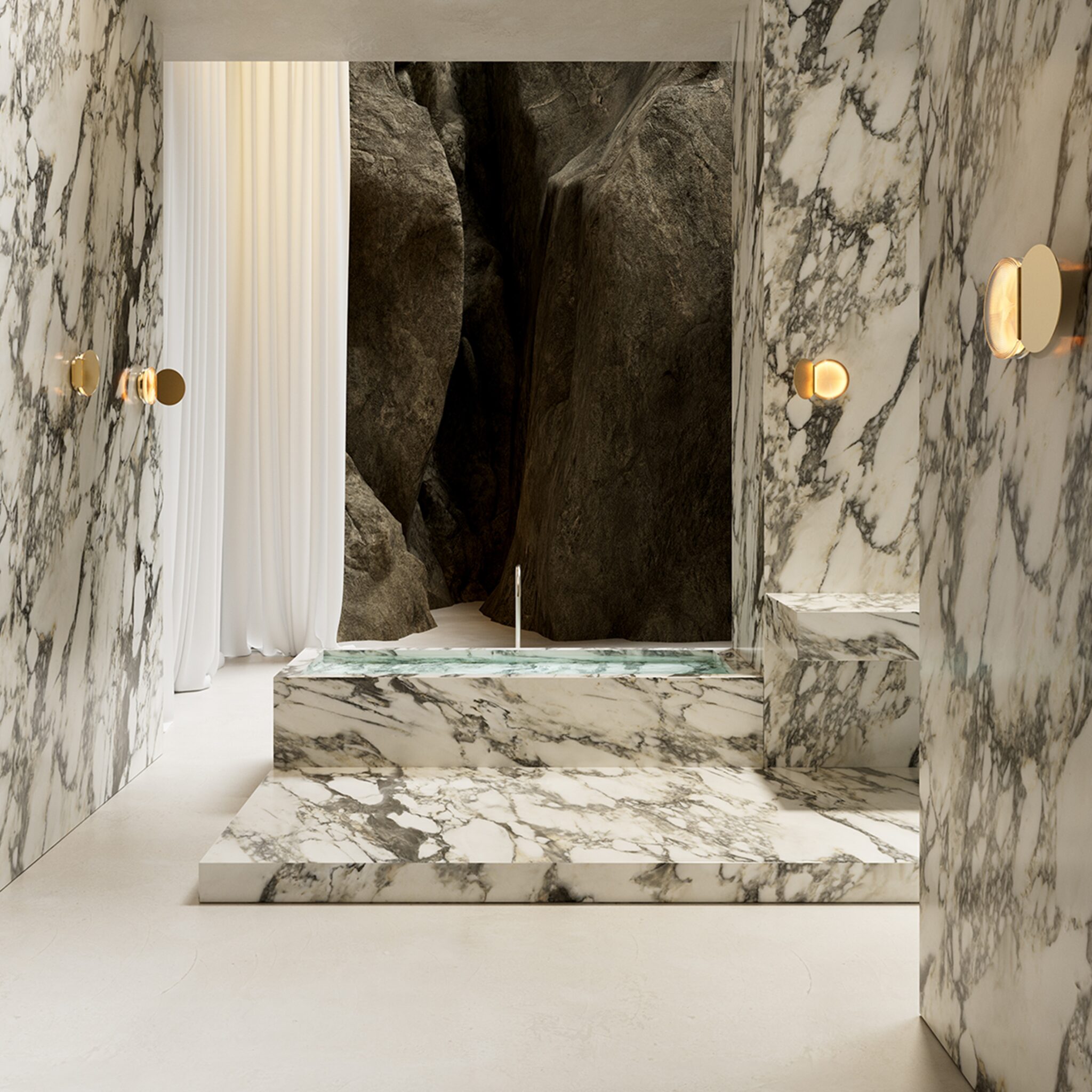 Poudrier Wall - Lampada da Parete per interni e Bagno - immagine 5