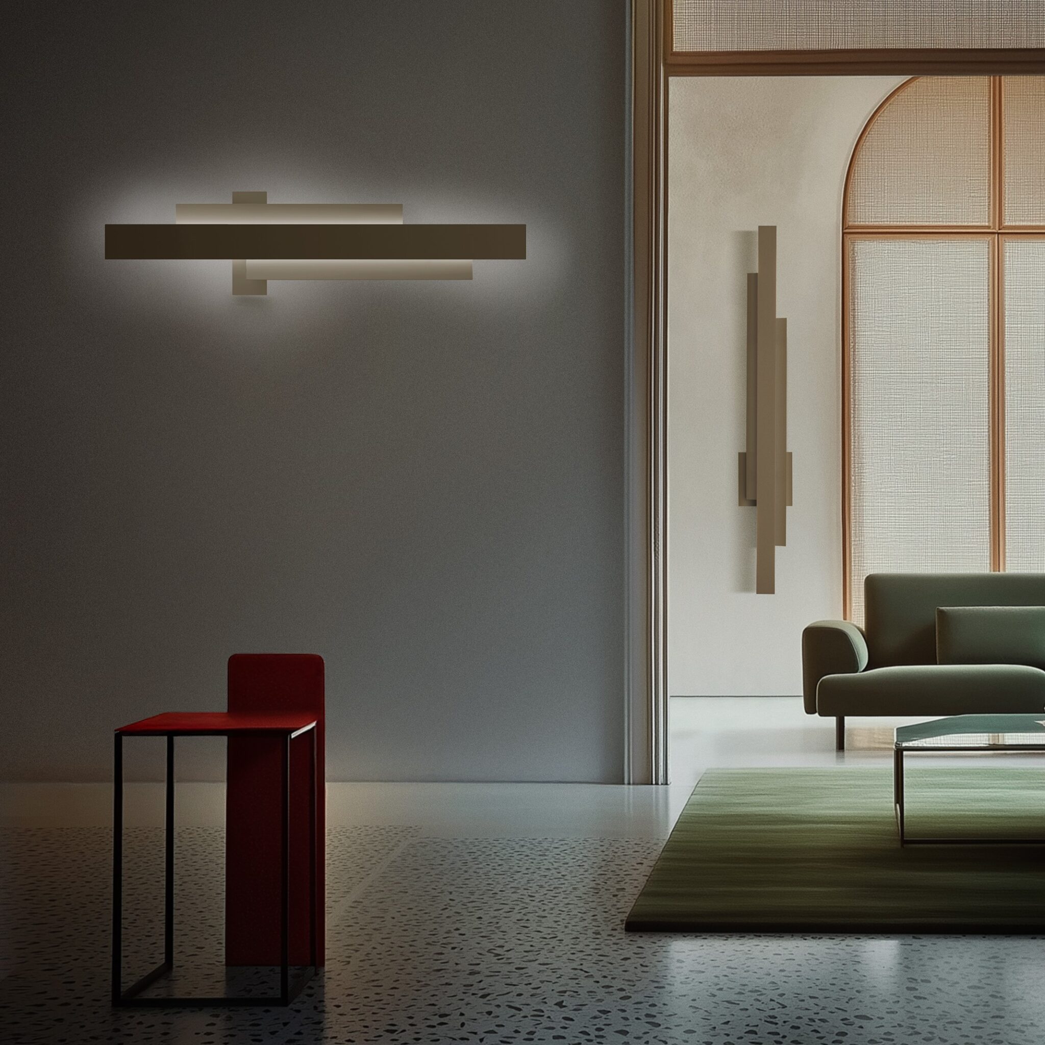 Fields Slim 200 - Lampada da Parete - immagine 2