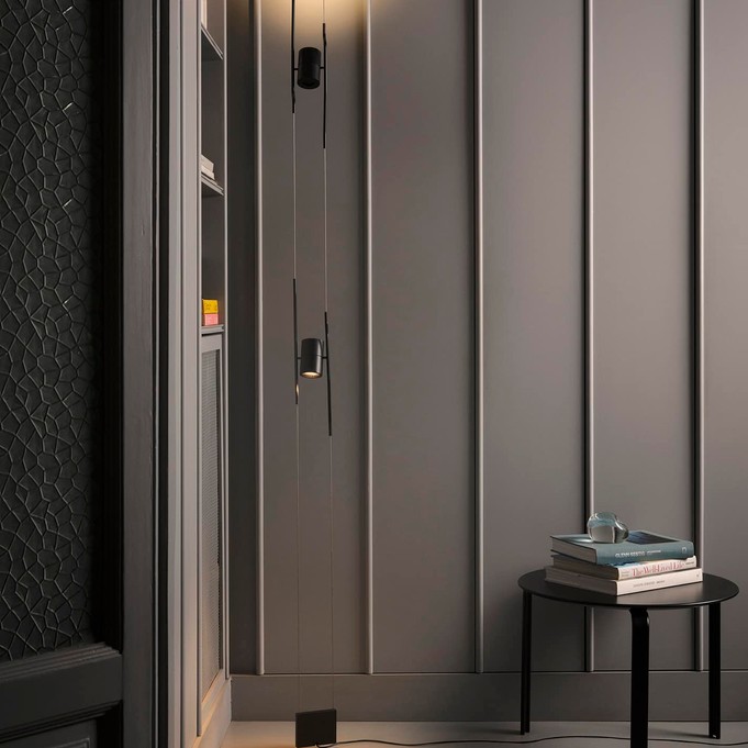 TENDU Floor - Lampada da Terra con Ancoraggio a Soffitto - immagine 3